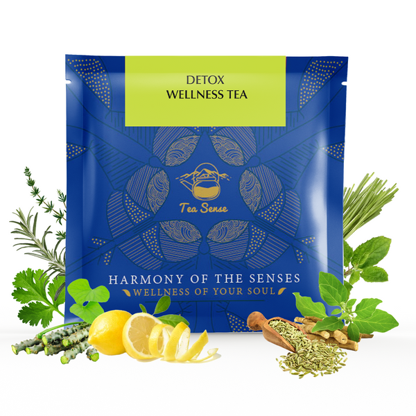TEA SENSE Detox Wellness Pyramid Tea Bags (15 Pc)