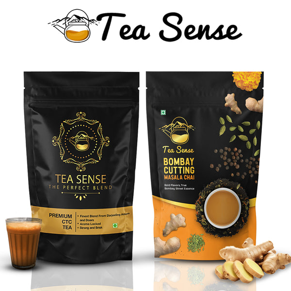 TEA SENSE Special 2 in 1 Milk Tea / Premium CTC + Bombay Cutting Masala