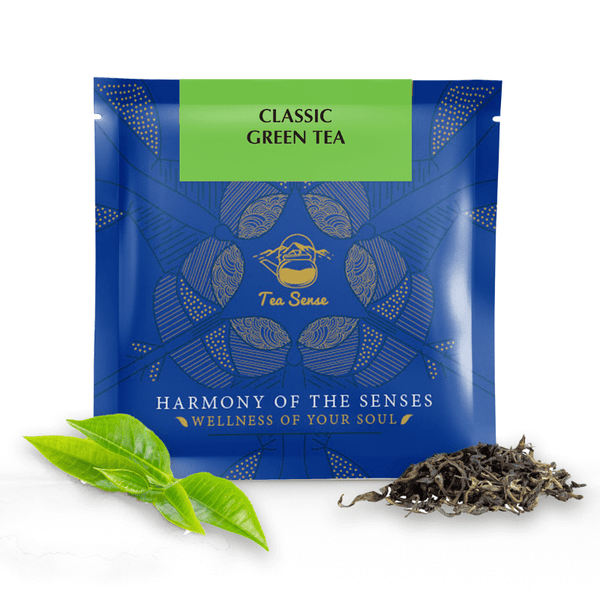 TEA SENSE Classic Green Pyramid Tea Bags (15 Pc)