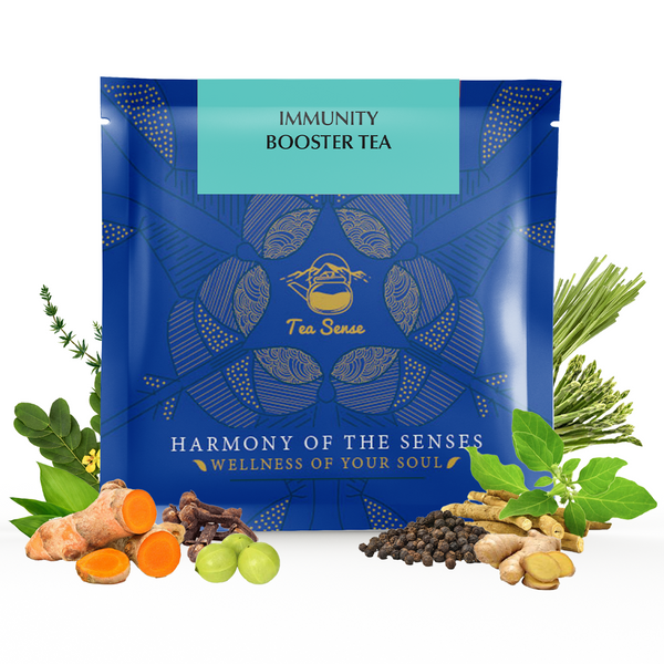 TEA SENSE Immunity Booster Pyramid Tea Bags (15 Pc)