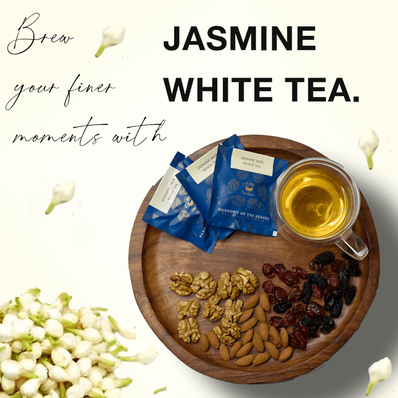 TEA SENSE Jasmine Jade White Tea Blend of White Tea and Jasmine Tea