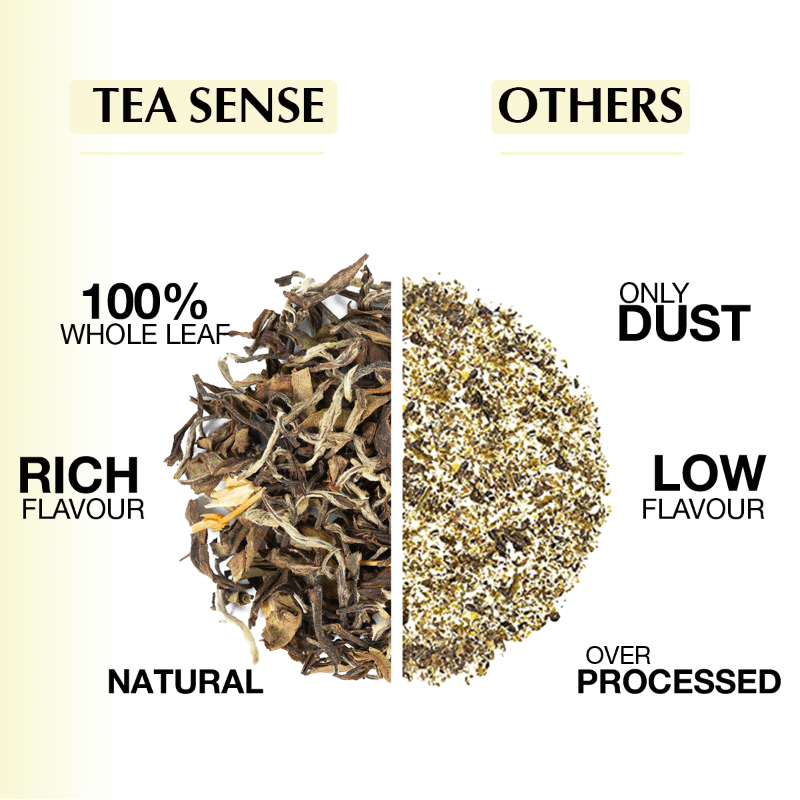 TEA SENSE Jasmine Jade White Tea Blend of White Tea and Jasmine Tea
