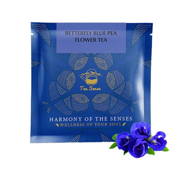 TEA SENSE Butterfly Blue Pea Pyramid Tea Bags (15 Pc)