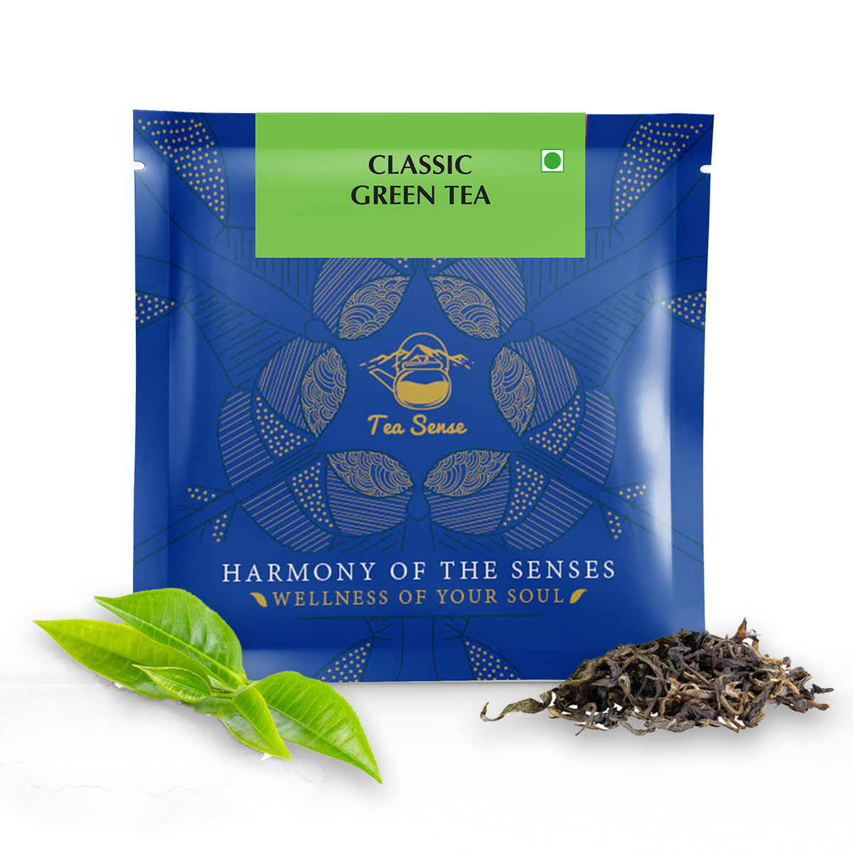 TEA SENSE Classic Green Pyramid Tea Bags (15 Pc) – Tea Sense - India